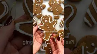 The BEST Gingerbread Cookies 🧡 #shorts