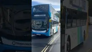 Stagecoach In Yorkshire 11649 pass Sheffield Interchange with a 120 service to Ranmoor