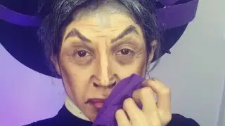 Ta&iacute;s Frollo 🟣 Make 16 dos #31daysofhalloween #ocorcundadenotredame #frollo #makeup #disney