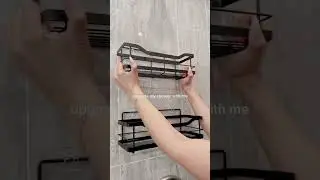 5 Shower Caddy Set &ndash; Strong Stickers, No Drilling, Rustproof Shelves for Bathroom Storage