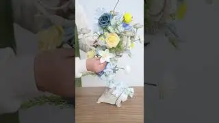 Minimalist Branch Candle Holder Floral DIY Tutorial 💛 Table Decor#wedding #flowers #rose #diy