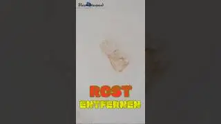 Удаление пятен ржавчины: как от них избавиться!