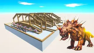 Escape From Fire Hellhound - Last Survivor - Animal Revolt Battle Simulator
