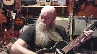 Swing walking blues on a Gretsch Gin Rickey