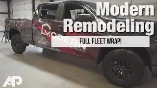 Modern Remodeling Full Truck Wrap