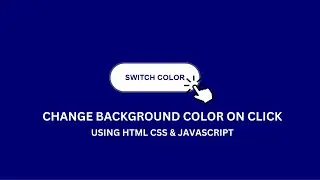 JavaScript Background Color Change | Background Color