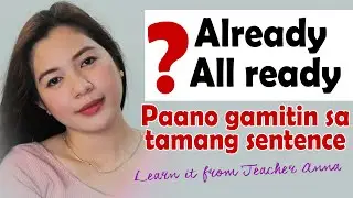 Already or All Ready correct usage - English Grammar explained by Teacher Anna
