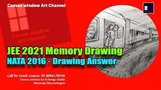 JEE BArch 2021 Memory Drawing - NATA 2016 Drawing Answer