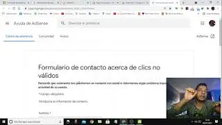 Formulario de contacto acerca de clics no v&aacute;lidos de AdSense / Como Proteger Baneo, Soporte Atenci&oacute;n