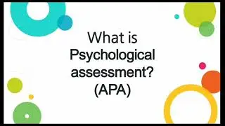 What is psychological assessment (APA) in urdu/hindi