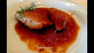 Calamares rellenos de rape y gambas, una receta  perfecta para vestir la mesa de fiesta!