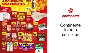 Continente folheto 13/01 - 19/01
