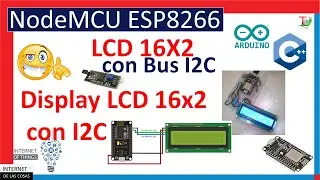 ✔️ ESP8266 con Display i2c LCD en Arduino -👈😉 – LCD  con ESP8266- Curso IoT con ESP8266 #10