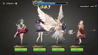 [King's Raid]Lv 75 Black Dragon on full Auto