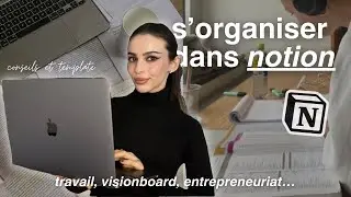 le NOTION que j’utilise pour créer ma vie de rêve | organisation, projets, objectifs