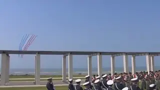 D-Day: la cerimonia al memoriale britannico a Ver-sur-Mer