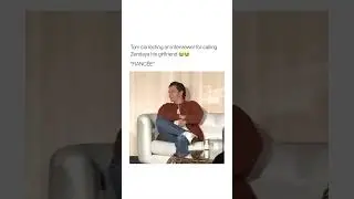 Tom Holland Corrects Reporter Who Calls Zendaya His Girlfriend instead of Fianc&eacute;!!! 🥹