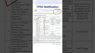 TPSC Recruitment 2025 | Tripura Job Vacancy |Shorts