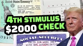 BREAKING $2000+📈IRS 4th Stimulus Check💰December?🎉+Confirmed Social Security Increase SSI,SSDI,VA?✅