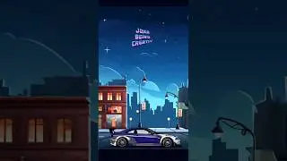 2d Car Animation!! Comment down for tutorials!!🔥🔥 #animation #shorts #2danimation #car