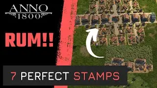ANNO 1800 - 7 perfect STAMPS & ITEMS for RUM production! including Sugar Cane and HACIENDA! - 2023