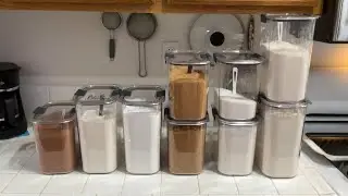 MADE IN USA 🇺🇸 Rubbermaid Brilliance airtight bulk pantry food storage containers