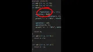 &laquo;Указатель функции на языке C | Учебник по программированию на C для начинающих&raquo;