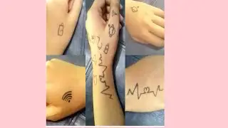 #chartmagic#tattoo#easyway#tattooathome                      How to make tattoos at home with pen