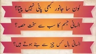 General knowledge MCQs in Urdu part 81