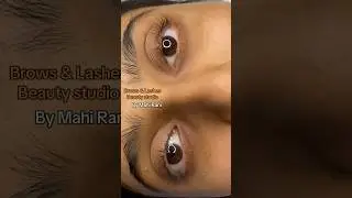 lash Lifting by Artist Mahi Rani at brows & Lashes beauty studio #eyelashes #eyelashperming
