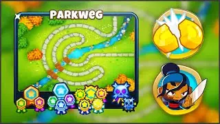 Parkweg (Halbes Geld) || L&ouml;sung (Ohne Affenwissen) || Bloons TD6