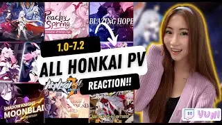 NEW CAPTAIN REACTING TO ALL HONKAI PVs! | Honkai Impact