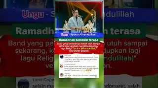 Ungu menghidupkan lagi lagu religi mengingat Ramadhan semakin dekat #syukuralhamdulillah #pasha #fyp