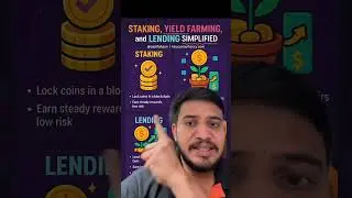👉 Staking vs Yield Farming vs Lending | Why DeFi Beats Banks 💰 (Part 619)