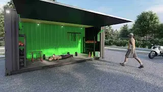 20FT fitness container gym