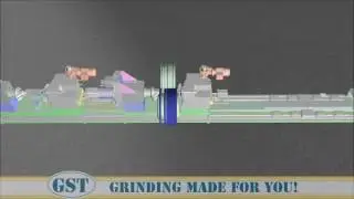 GST - Double Cycle Complete C/CBN Transmission shaft grinder (Italiano)