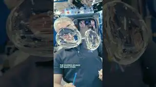 Water in Space, How water Floats in Microgravity #spaceexploration #astronauts #science