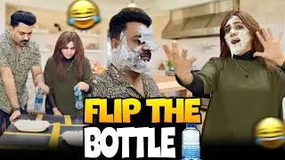 FLIP THE BOTTLE CHALLENGE // MOST FUNNY VLOG TODAY