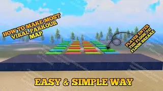 &ldquo;Player Jump = Floor Break 😱 | How to Make Parkour Map in WOW Mode | Easy & Simple Trick&rdquo;