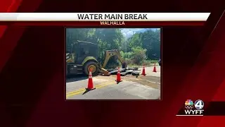 Walhalla water line break