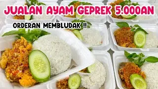 JUALAN DI RUMAH TAPI YANG PESEN SAMPE ANTRI2 !! IDE JUALAN AYAM GEPREK EKONOMIS 5.000AN 😱