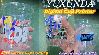 PET PP plastic cup Automatic digital printing machine