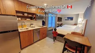 Courtyard Kitchener, ON🇨🇦 Room Tour| Rooms with Kitchenette| Hotels in Kitchener, ON
