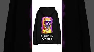 Funny Hoodie for Men Shiba Inu Dog Graphic Hoodie Unique Gift Idea for Him for Christmas or Birthday