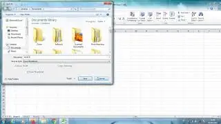 cara simpan excel
