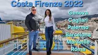 Costa Firenze Földközi tengeri hajóút (2022.04.07.-14.)