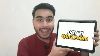 Quiz Form with HTML & ChatGPT - Day 41 