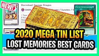Yugioh 2020 Mega Tins Lost MEMORIES 2020 Tins Best Cards And full Spoiler List
