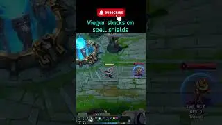 League of legends Veigar stacks on spell shields #leagueoflegendstips #veigar