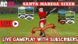 Real Cricket 22 Live Stream Gameplay | Multiplayer | Playing With Subscribers